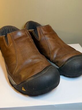 Keen Austin Leather Slip On Shoes Brown Men’s Size 11